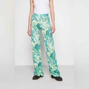 Jaded London
RUCHED HEM PRINTED JOGGERS TIE DYE - Trousers Green